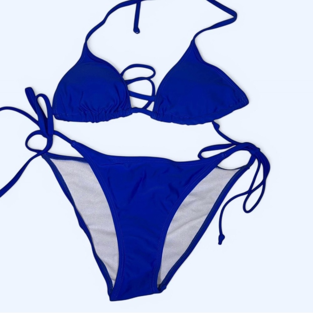 Vibrant Blue Bikini Set